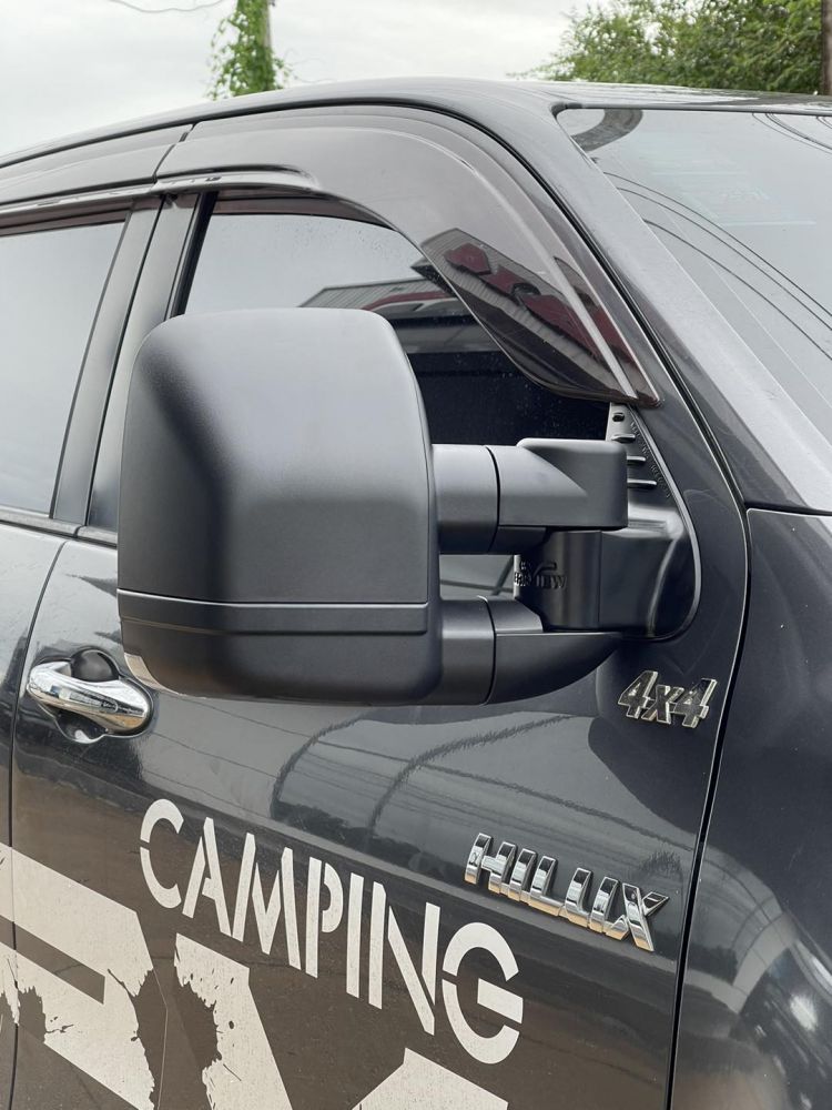 กระจกมองข้าง #Clearview Mirrors Next Generation Model For Toyota Hilux Revo - กระจกด้านบนเป็นปรับไฟ (รถที่มีระบบไฟฟ้าอยู่แล้ว)- กระจกด้านล่างเป็นปรับแมนนวล - การพับกระจกเข้าเป็นแบบแมนนวล- มีระบบไฟเลี้ยว
